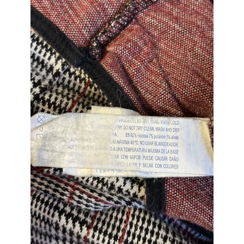 Forever 21 Plaid Wide Leg Jumpsuit Sm Dark Academia Preppy Checked School Girl